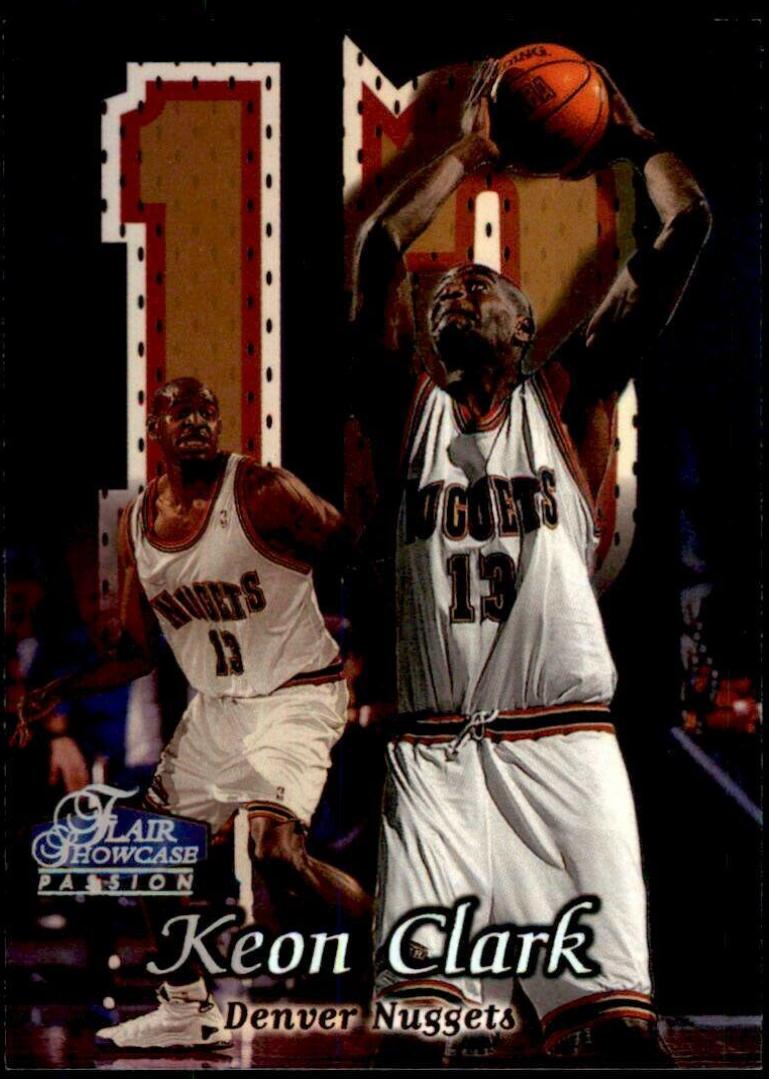 Keon Clark [Row 2] #57 Basketball Cards 1998 Flair Showcase