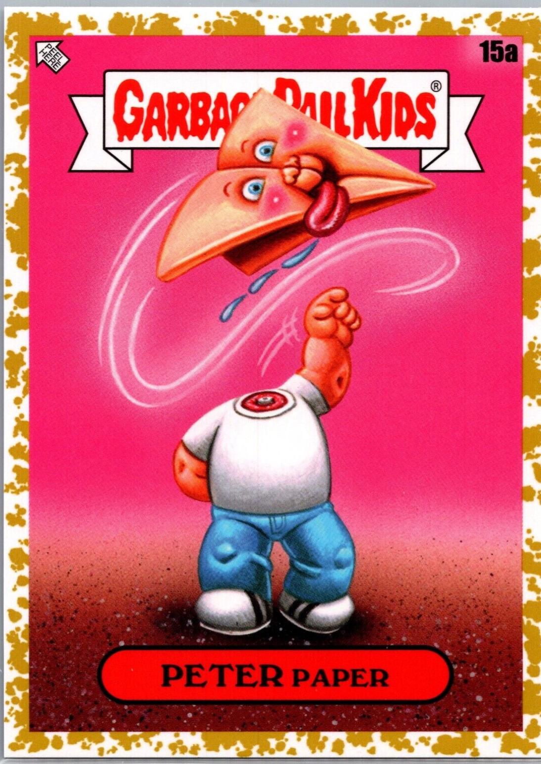 Peter Paper [Gold] #15a Garbage Pail Kids at Play