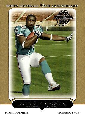 Ronnie Brown [Gold] #411 Football Cards 2005 Topps