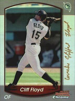 Cliff Floyd [Refractor] #23 Baseball Cards 2000 Bowman Chrome