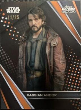 Cassian Andor [Orange Refractor] #1 Star Wars 2023 Topps Chrome