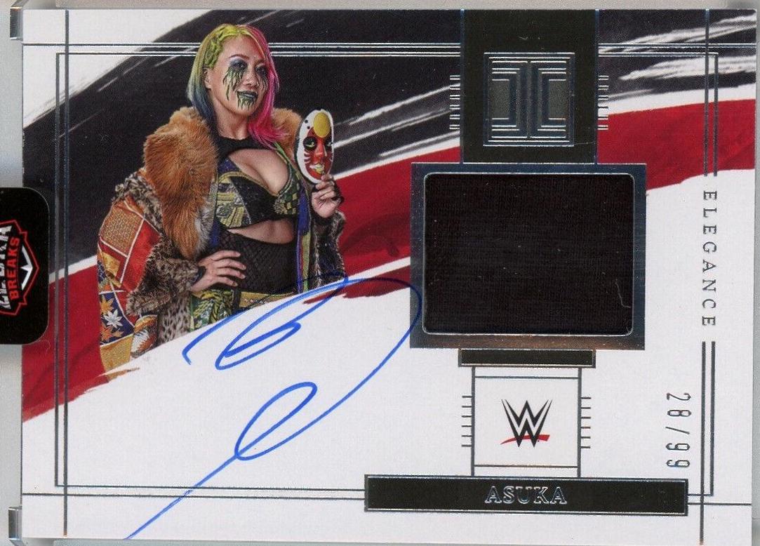 Asuka #EM-ASK Wrestling Cards 2022 Panini Impeccable WWE Elegance Memorabilia Autographs