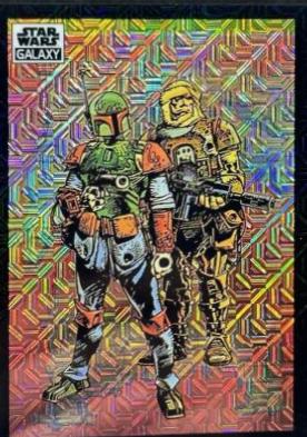 Bounty Hunters [Mojo Refractor] #23 Star Wars 2022 Topps Galaxy Chrome