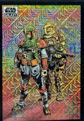 Bounty Hunters [Mojo Refractor] #23 Star Wars 2022 Topps Galaxy Chrome Prices