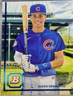 Alexis Hernandez #BHPC-82 Baseball Cards 2022 Bowman Heritage Chrome Prospects