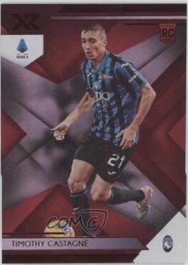 Timothy Castagne [Red] #XR-1 Soccer Cards 2019 Panini Chronicles XR Rookies