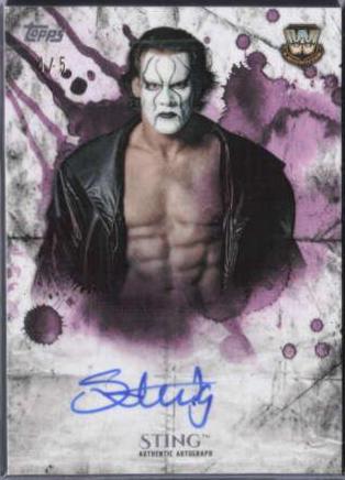 Sting [Purple] #UA-ST Wrestling Cards 2018 Topps WWE Undisputed Autographs