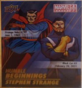 Stephen Strange #HB-8 Marvel 2021 Upper Deck Annual Humble Beginnings