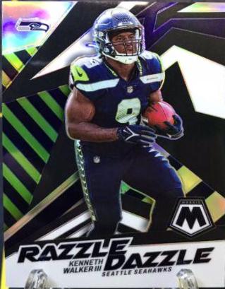 Kenneth Walker III Razzle Dazzle Case hit 2022 Mosaic newest