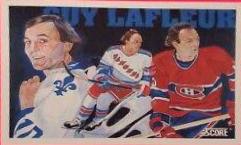 Guy Lafleur #293 Hockey Cards 1991 Score Canadian