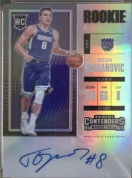 Bogdan Bogdanovic [Horizontal Autograph Premium Edition] #145 Basketball Cards 2017 Panini Contenders