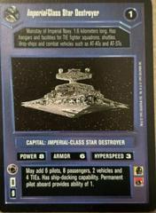 Imperial-Class Star Destroyer Star Wars CCG Premiere Prices