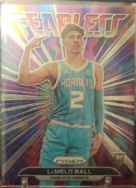 LaMelo Ball #11 Basketball Cards 2021 Panini Prizm Fearless