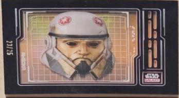 Captain Enoch Helmet  [Orange Refractor] #AS-14 Star Wars 2024 Topps Chrome Galaxy Armor Shadowbox