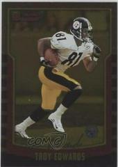 Troy Edwards [Gold] #75 Football Cards 2000 Bowman Prices