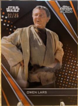 Owen Lars [Orange Refractor] #11 Star Wars 2023 Topps Chrome