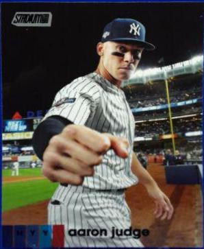 Aaron Judge [Black Foil] #138 Baseball Cards 2020 Stadium Club