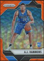 A. J. Hammons [Orange Wave Prizm] #159 Basketball Cards 2016 Panini Prizm Prices