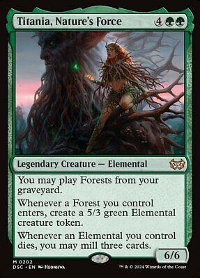 Titania, Nature's Force #202 Magic Duskmourn: House of Horror Commander