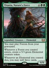 Titania, Nature's Force #202 Magic Duskmourn: House of Horror Commander Prices