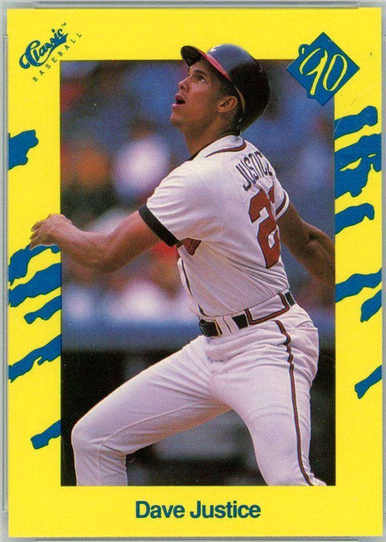 Dave Justice [Series III] #T97 Baseball Cards 1990 Classic