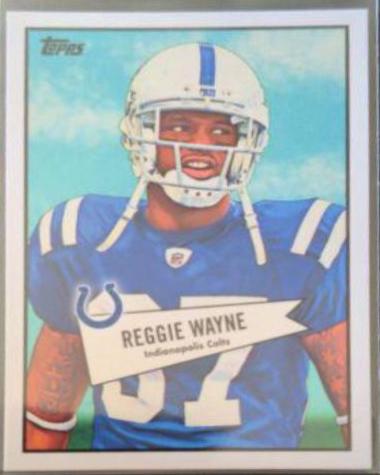 Reggie Wayne #52B-44 Football Cards 2010 Topps 1952 Bowman