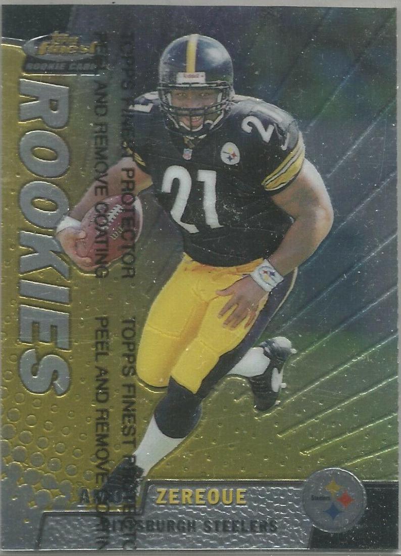 Amos Zereoue #155 Football Cards 1999 Topps Finest