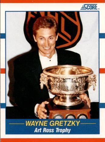 Wayne Gretzky [Art Ross Trophy] #361 Hockey Cards 1990 Score