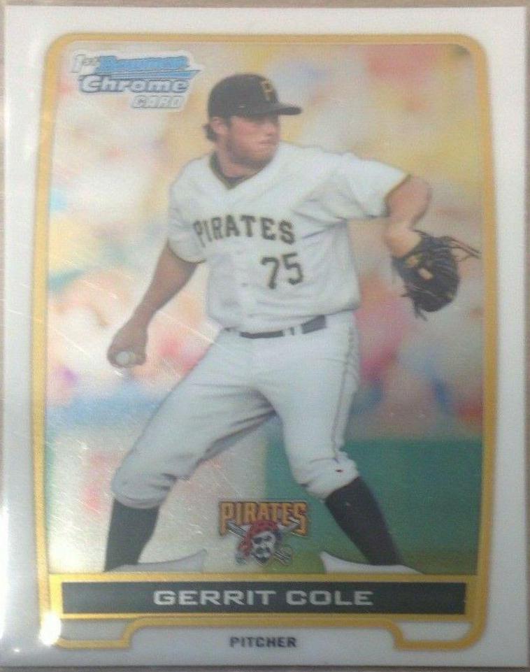 2012 Bowman Chrome Blue Refractor Auto /150 Gerrit store Cole