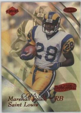 Marshall Faulk [HoloSilver] #153 Football Cards 1999 Collector's Edge Masters