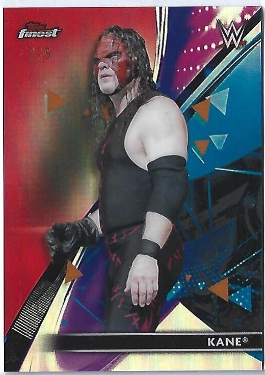 Kane [Red] #118 Wrestling Cards 2021 Topps Finest WWE