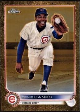 Ernie Banks #8 Baseball Cards 2022 Topps Gilded Collection