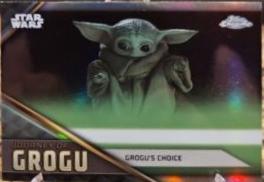 Grogu's Choice #JG-18 Star Wars 2023 Topps Chrome Journey of Grogu