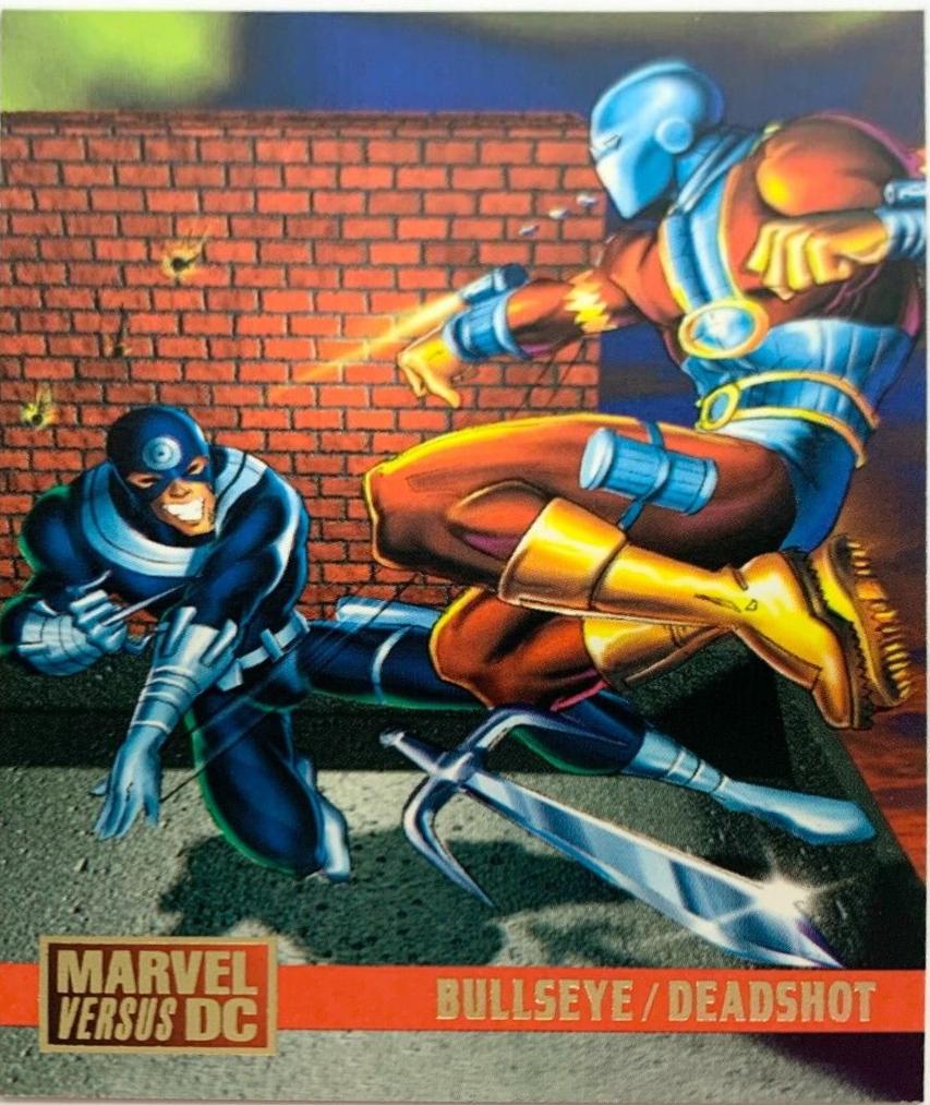 Bullseye / Deadshot #87 1995 Fleer DC vs Marvel