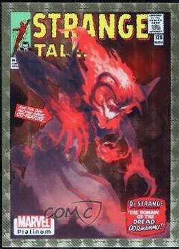 Dormammu [Golden Treasures] #VI28 Marvel 2023 Upper Deck Platinum Cover Variant