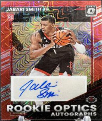 Jabari Smith Jr. [Choice] #ROA-JSJ Basketball Cards 2022 Panini Donruss Optic Rookie Autographs