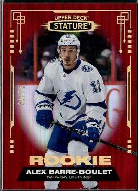 Alex Barre Boulet [Red Rainbow] #123 Hockey Cards 2021 Upper Deck Allure