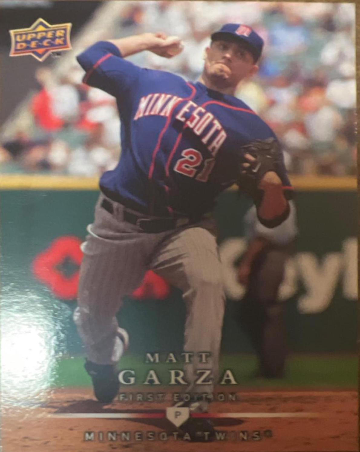 Matt Garza #125 Baseball Cards 2008 Upper Deck First Edition