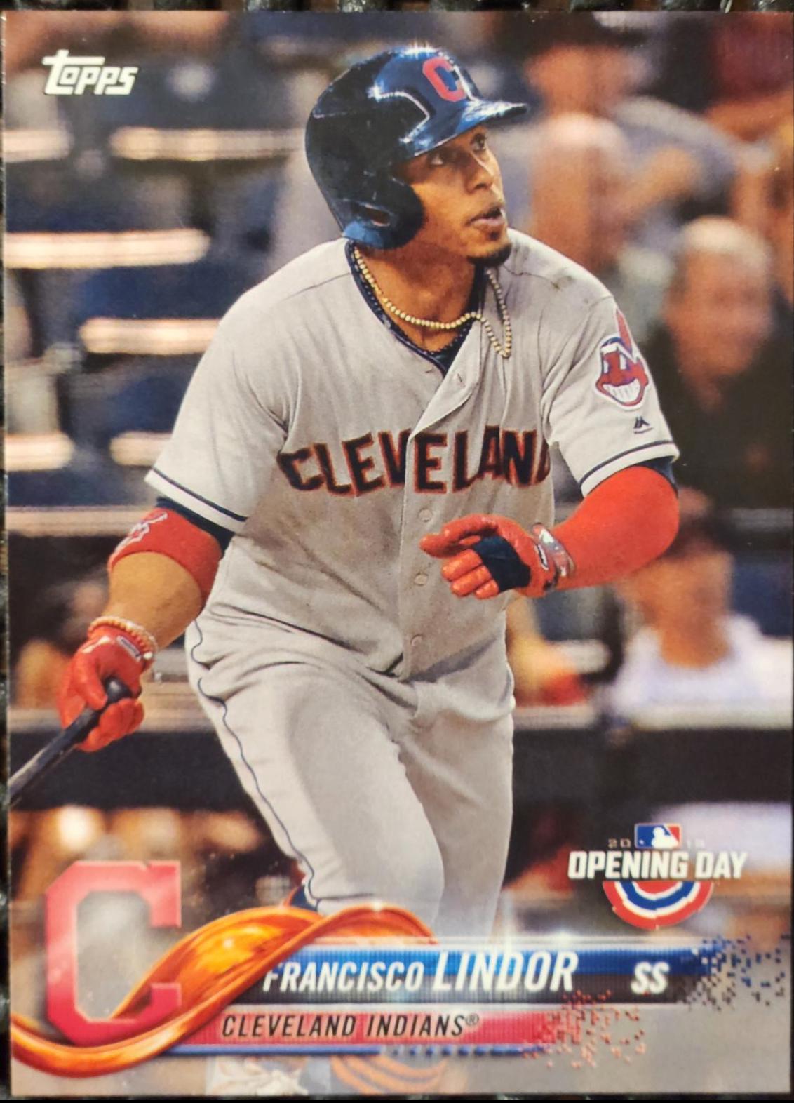 Francisco Lindor [Batting] #39 Prices | 2018 Topps Opening Day ...