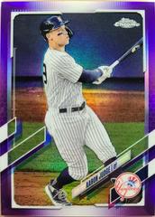 Aaron Judge [Purple Refractor] #99 Baseball Cards 2021 Topps Chrome Prices