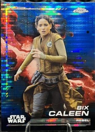 Bix Caleen [Blue Pulsar Refractor] #10 Star Wars 2024 Topps Chrome