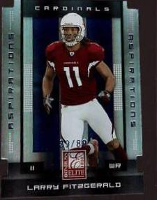 Larry Fitzgerald [Aspirations] #3 Football Cards 2008 Panini Donruss Elite