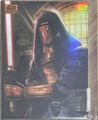 Darth Revan [Orange Refractor] #AS-10 Star Wars 2024 Topps Chrome Galaxy Art of the Sith