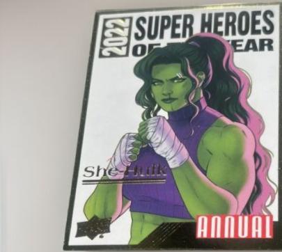 She-Hulk #MI-9 Marvel 2022 Upper Deck Annual Super Heroes of the Year