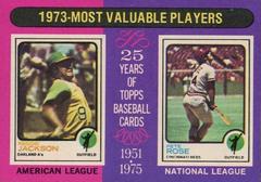 1973 MVP's [Reggie Jackson, Pete Rose] #211 Baseball Cards 1975 Topps Prices