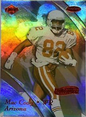 Mac Cody [HoloSilver] #2 Football Cards 1999 Collector's Edge Masters