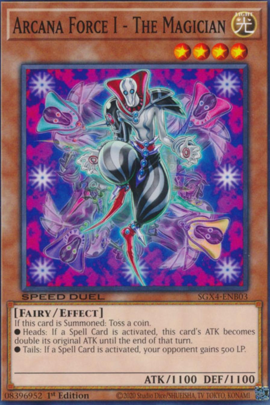 Arcana Force I - The Magician SGX4-ENB03 YuGiOh Speed Duel GX: Midterm Destruction