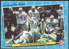 Giving the Referee Some Help [1986 schedule] #18 Football Cards 1986 Fleer Team Action Prices