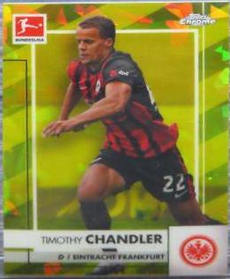 Timothy Chandler [Yellow] #35 Soccer Cards 2020 Topps Chrome Bundesliga Sapphire