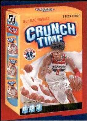 Rui Hachimura [Press Proof] #11 Basketball Cards 2020 Donruss Crunch Time